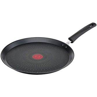 Tefal Titanium 6X UnlimitedOne Crepe Pan, Induction Base, 28 cm, 2100016326