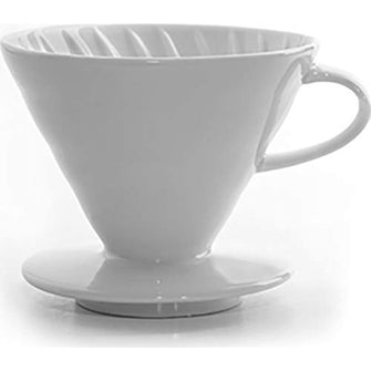 V60 02 Ceramic Coffee Dripper (White) Ceramic Coffee Dripper V60 02 (White)