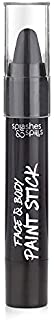 Face and Body Paint Stick - Soft texture easy to apply with adjustable bottom - Black