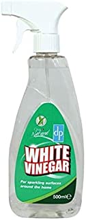 500ml white vinegar, Spray bottle which can be used as window cleaning equipment.