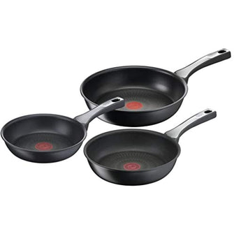 Tefal Titanium 6X UnlimitedOne 3 Piece Pan Set, Induction Base, 202428 cm, 2100016646