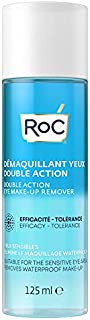 RoC - Double Action Eye Make-Up Remover - Water & Oil Combination - Removes Waterproof Make-up - Minimises Allergy Risks - 125 ml