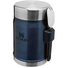 Stanley Classic Stainless Steel Food Thermos With Spoon 0.40L, Navy Blue
