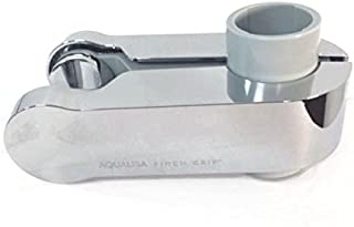 Aqualisa Pinch Grip sliding handset holder - 25mm - Chrome/Grey