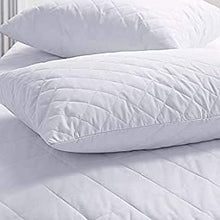 IMFAA Quilted Pillow Protector Pack of 2 - Soft and Comfortable Microfiber Pillowcase Protectors - Ant-Allergy and Breathable Pillow Cover.(2 x Quilted-Flap)