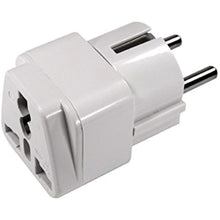 Universal Adapter Travel Plug White EU Norm - 250V AC 10 ~ 16A