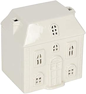 WHITE CERAMIC HOUSE OIL BURNER