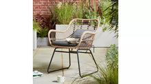 Habitat Ross Rattan Effect Garden Chair - Natural