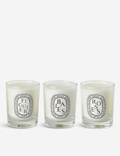 Baies, Figuier and Roses mini candles 3 x 70g