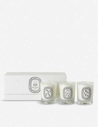 Baies, Figuier and Roses mini candles 3 x 70g