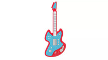 Chad Valley Electronic Guitar - Red