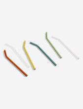 Sip glass straws pack of six