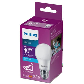 Philips 40W LED Bulb, 6500K White Light, E27 Normal Hear