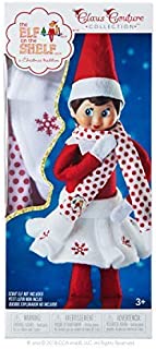 Snowflake Skirt & Scarf - Girl Elf on the Shelf Clothes - Christmas Elf on the Shelf Accessories Clothes - Elf on the Shelf Props - Claus Couture Elf Outfits - (Elf on the Shelf Girl not included)