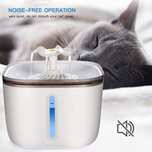 Sunydog Automatic Water Dispenser for Pets 2L LED Water Level Display Noiseless Water Dispenser for Large and Small Dogs Cats and Other Pets