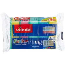 Vileda Economic Dishwashing Sponge, 5th Economic Package, Rainbow