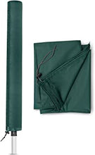 Rotary Washing Line Waterproof Cover with Draw String & Zip- Heavy Duty Rotary Clothes Line Cover - Garden Rotary Dryer and Airer Cover - 180 cm Long | Green