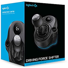 Logitech G Driving Force gear, G29 / G920 / G923, back gear and 6 position "H" layout in gears, steel and leather building, black