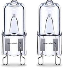 2 Pack of Premium Quality 300C Heat Tolerant Halogen G9 Oven Bulbs 40W 230V Lamp for Neff / AEG / SMEG / Zanussi / Bosch Ovens, Microwaves and Cooker Bulb Light Bulbs