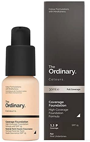 The Ordinary Coverage Foundation SPF15 30ml 1.1P - Light (Pink Undertones)