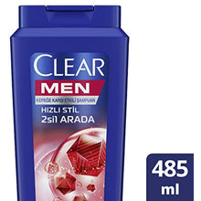 Clear Men Effective Shampoo Quick Style 2 In 1 Easy Shape Field Hair 485ml