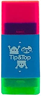 Tinc Combo Eraser & Pencil Sharpener | Dual 2-in-1 Rubber Eraser & Sharpener for School Supplies