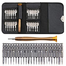 Ally 25 Pieces Precision Screwdriver Set Portetif Pocket Repair Kit Black