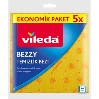 VileDa Bezzy Cleaning Cloth, 5 Package