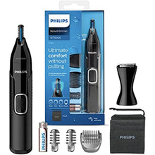 Philips NT5650 / 16 Nose and Ear Hair Wire Series 5000 Nose and Ear Hair and Eyebrow (bearded comb and precision shaped), black-gray