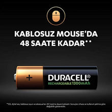 Duracell Rechargeable AA 1300mAh Batteries, 2 packages