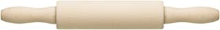 KitchenCraft KCMINIPIN Revolving Rolling Pin, Small, Beechwood, 23 cm, Beige