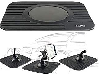 Car Sat Nav Tomtom Garmin Mobile GPS Rubber Dash Board Non Stick Mount Holder Mat Slim Portable Dashboard Ultra Thin Sat Nav/Gps Friction Mount Mat For TomTom, Garmin Navman Mio