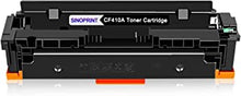 SINOPRINT CF410A CF410X Compatible HP 410A 410X Toner Cartridge for HP Color Laserjet Pro MFP M477fdw M477fdn M477fnw M452dn M377dw M452dw M452nw Printer HP410A HP410X (1 Black)