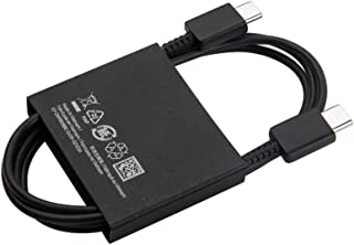 Genuine Samsung USB Cable Type C to C 5A Black EP-DN980BBE S21, S21+, S21 Ultra