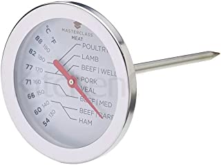 MasterClass Meat Thermometer, Silver