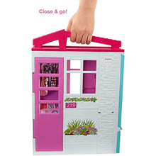 Barbie's portable portable house, 1 storey, pool game set FXG54