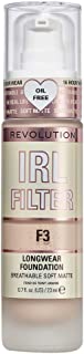 Makeup Revolution, IRL Filter, Longwear, Foundation, F3, 23ml