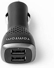 TomTom High Speed Dual Car Charger, 2.4 A Per Port for All TomTom Sat Navs and Any Other Devices That Charge with USB Such as Smartphones or Tablets (e.g. iPhone, Samsung etc)