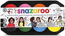 Snazaroo 18ml Water Based Face Paint Palette of 8 Colours