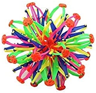 MunchieMoosKids Multi Plastic Expanding Magic Ball Toy, Mini Rings Sphere, Magic Flower Ball for Kids (4-9 INCH)