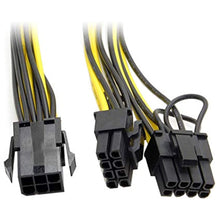 Alfais 4302 PCI E 8 Pin (6 + 2) 2x PCI-E Screen Card Power Multiplexer Cable