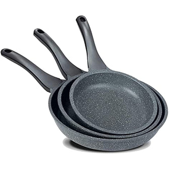 ThermoAD Granite 3 Piece Pan Set Gray -