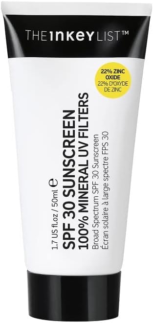 The INKEY List SPF 30 Daily Sunscreen which Offers Broad Spectrum Protection from Both UVA and UVB Rays 50ml