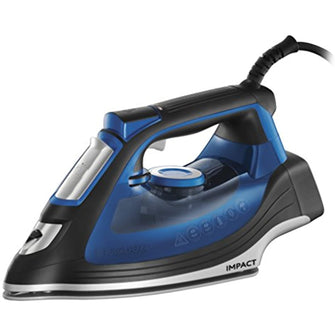 Russell Hobbs Steam Iron (Dura-Coat Layer for Maximum Durability and Service Life, 2400W, Extra Steam Jet 160 G / Min, 300 Ml Water Tank, Ceramic Sole) Impact Iron 24650-56