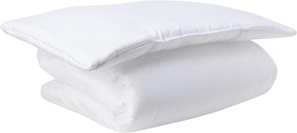 Baby's Comfort Duvet/Quilt and Pillow for Cot/Cotbed, White, 120 x 90 cm