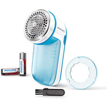 Philips GC026/00 hair shaver, for different fabrics, 2 height settings, battery operated, turquoise