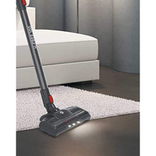 Hoover H-Free 100 Rechargeable Vertical Broom, Silver / Red