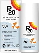 Riemann P20 Sun cream/lotion for Kids (+1 yr) SPF50+. All day long, Once a day, Hydrating, Absorbs Fast, Long lasting, 5*UVA & UVB, protects up to 10hrs, water resistant up to 3hrs, no Octocrylene