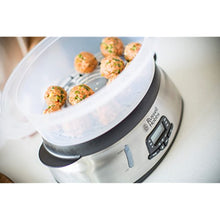 Russell Hobbs Digital Steamer 10.5 L (Digital Display  Programmable Timer), 3 Dishwasher Safe Steamers  Rice Bowl  8 Egg Holders, Bpa Free, Steamer Maxicook 23560-56