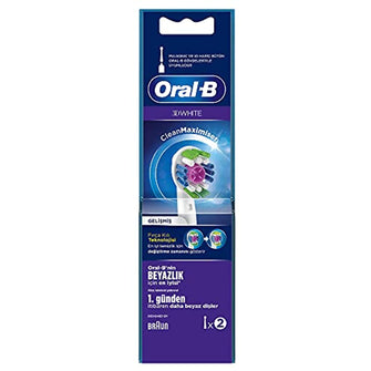Oral-B Toothbrush Replacement Title 3D Whiteness CleanMaximiser 2pcs